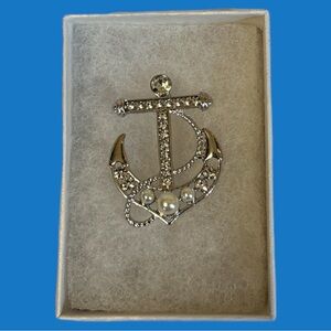 Brooch - Anchor Nautical Style